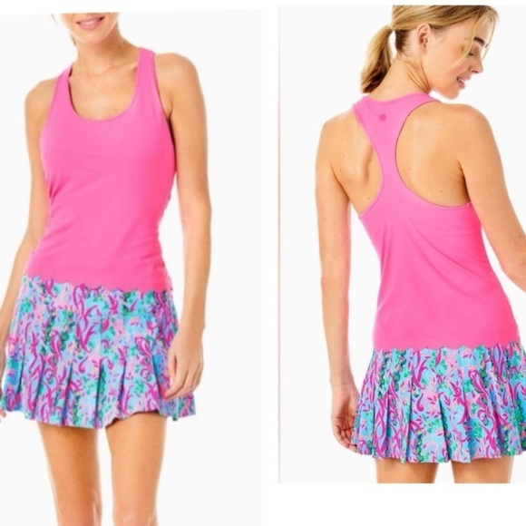 Lilly Pulitzer Vanti Tank w High Rise Weekender Leggings Set & Charalee Tank SzS - Picture 14 of 14